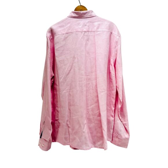 Men Shirts Button: VINEYARD VINES Pink White Check Med +Penguine Pink Lg (79) - Picture 10 of 13